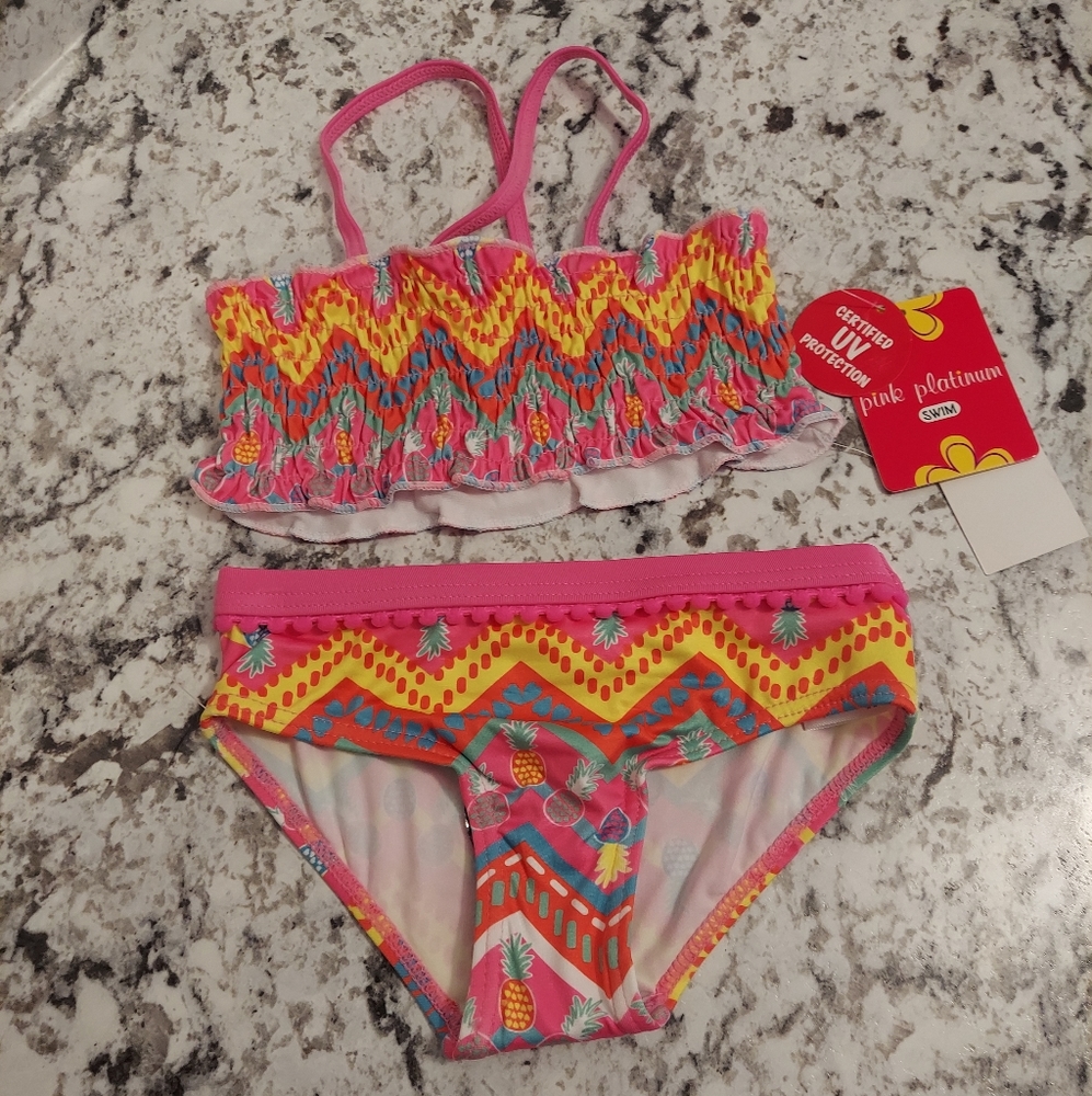 Pink pineapple swimsuit